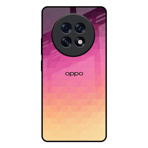 Geometric Pink Diamond Oppo F31 Pro Plus 5G Glass Back Cover Online
