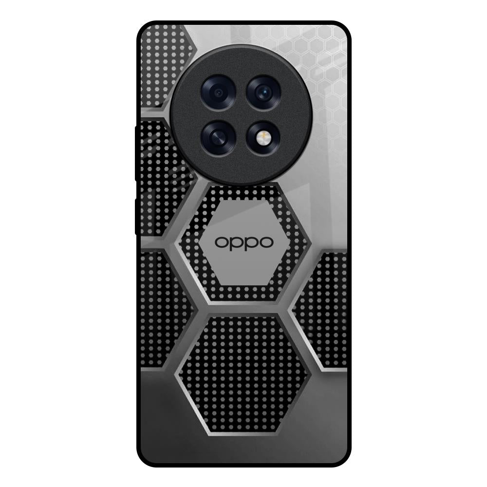 Hexagon Style Oppo F31 Pro Plus 5G Glass Back Cover Online