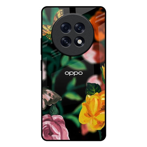 Flowers & Butterfly Oppo F31 Pro Plus 5G Glass Back Cover Online