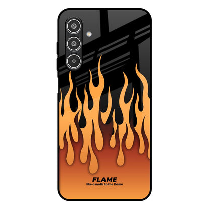 Fire Flame Samsung Galaxy M17 5G Glass Back Cover Online