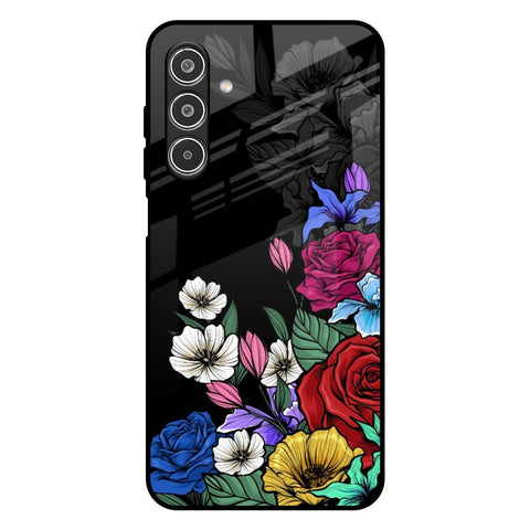 Rose Flower Bunch Art Samsung Galaxy M17 5G Glass Back Cover Online