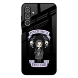 Touch Me & You Die Samsung Galaxy M17 5G Glass Back Cover Online