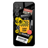Danger Signs Samsung Galaxy M17 5G Glass Back Cover Online