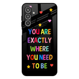 Magical Words Samsung Galaxy M17 5G Glass Back Cover Online