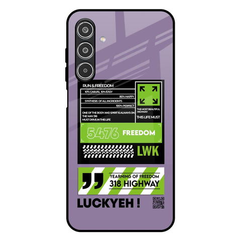 Run & Freedom Samsung Galaxy M17 5G Glass Back Cover Online