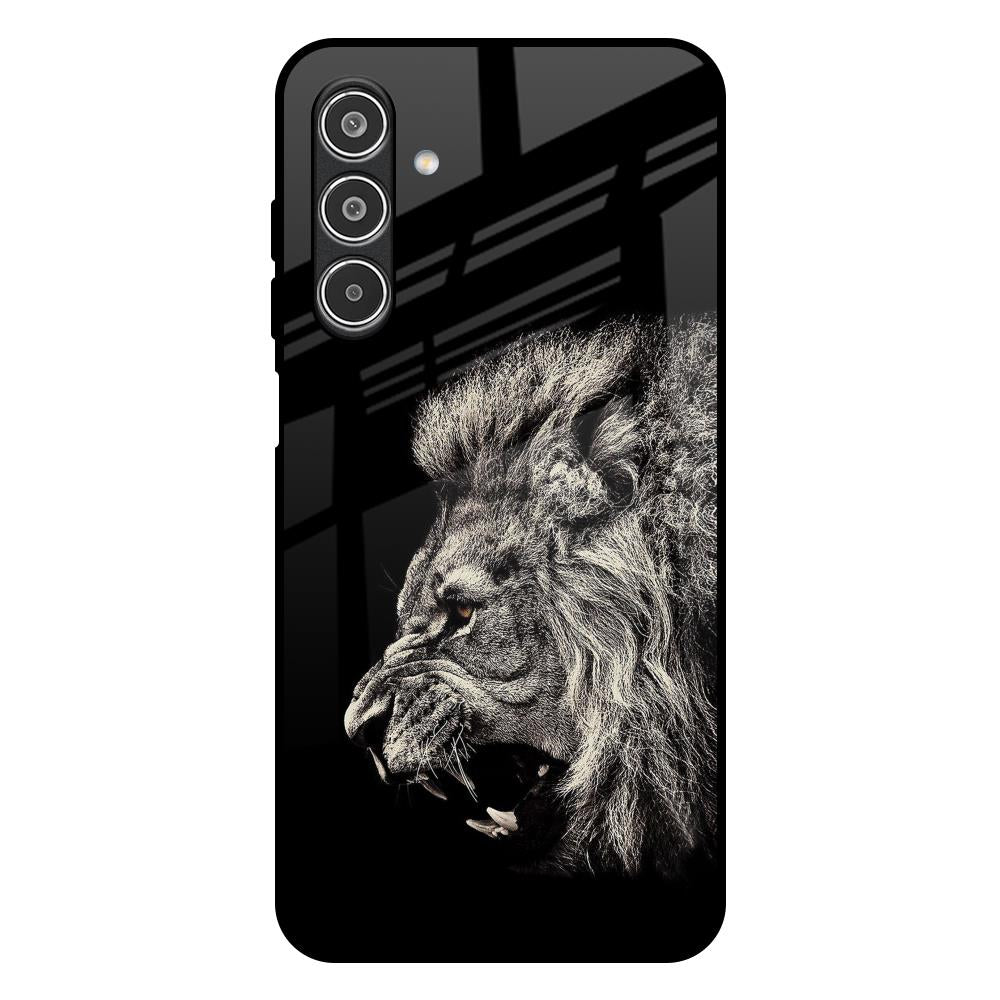 Brave Lion Samsung Galaxy M17 5G Glass Back Cover Online