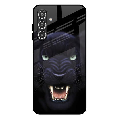 Angry Black Tiger Samsung Galaxy M17 5G Glass Back Cover Online