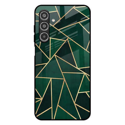 Abstract Green Samsung Galaxy M17 5G Glass Back Cover Online