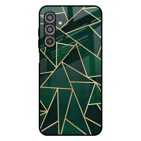 Abstract Green Samsung Galaxy M17 5G Glass Back Cover Online
