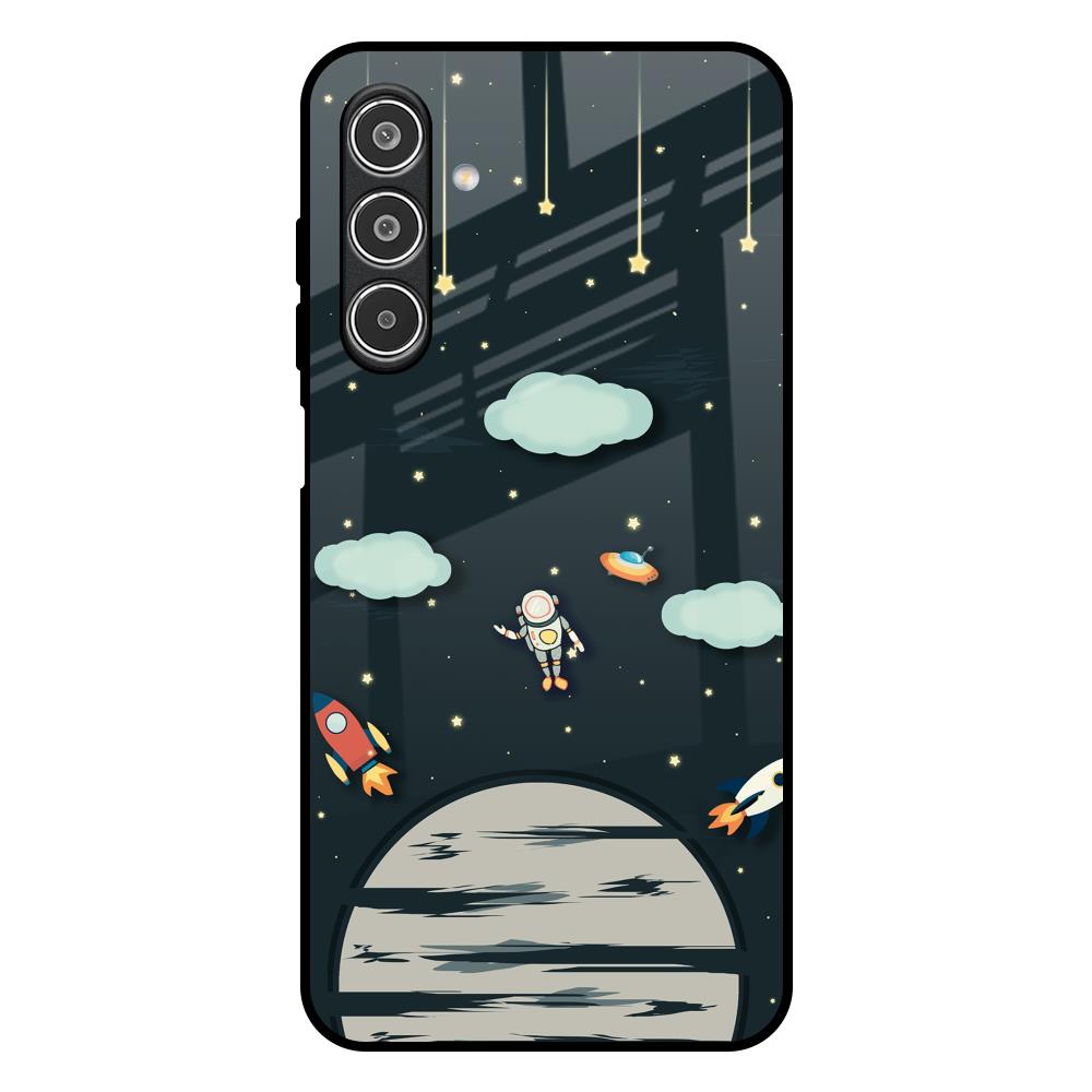 Astronaut Dream Samsung Galaxy M17 5G Glass Back Cover Online