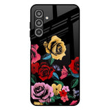 Floral Decorative Samsung Galaxy M17 5G Glass Back Cover Online