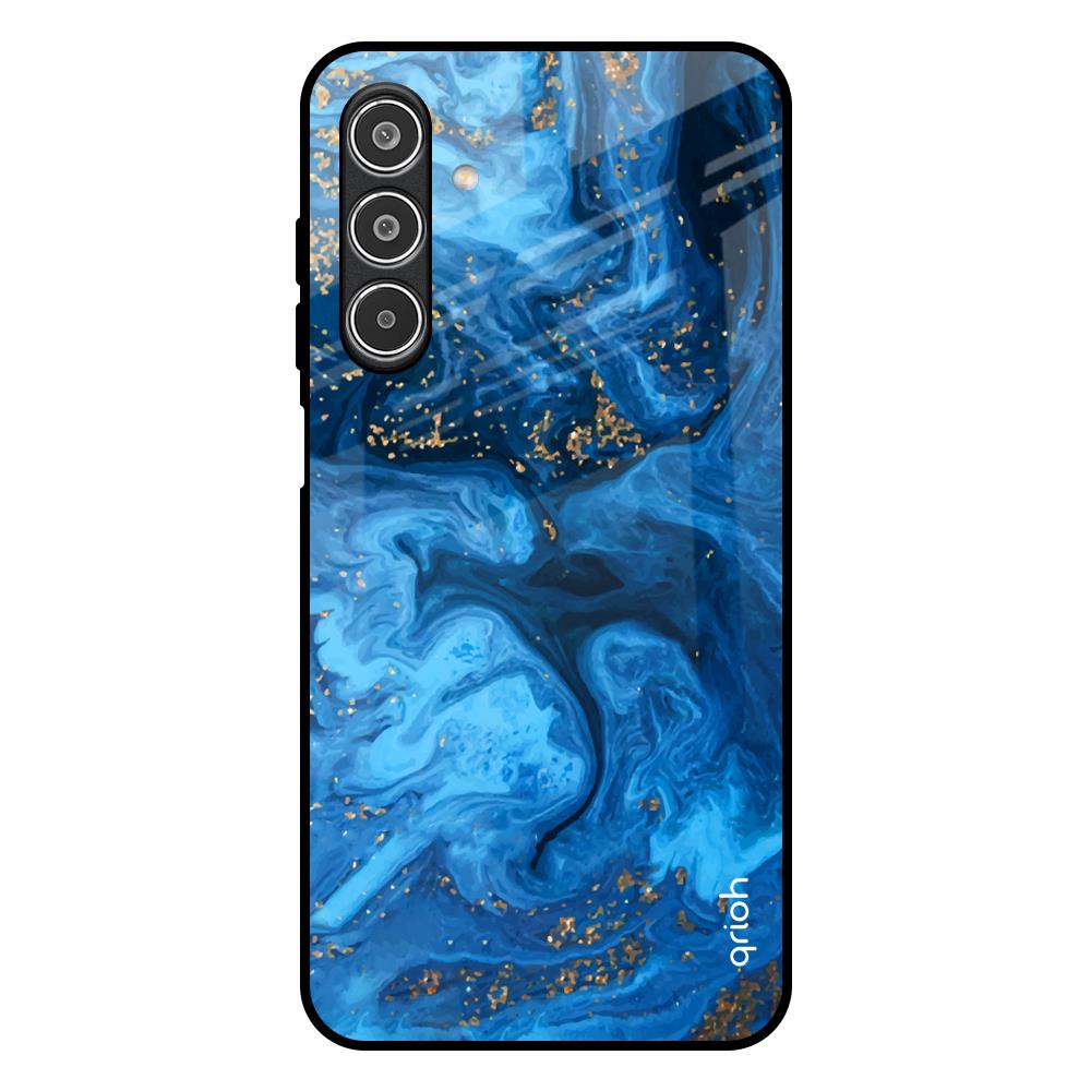Gold Sprinkle Samsung Galaxy M17 5G Glass Back Cover Online
