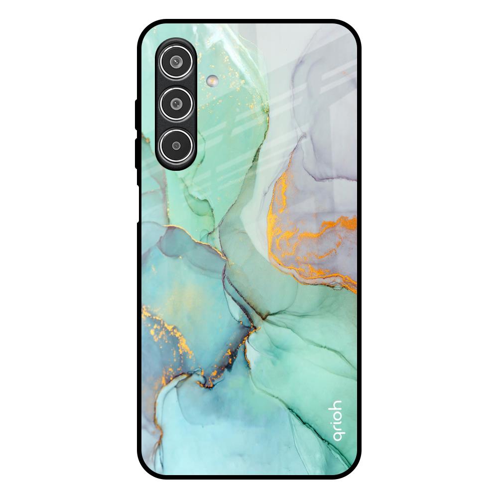 Green Marble Samsung Galaxy M17 5G Glass Back Cover Online