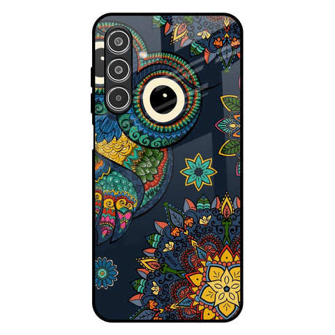 Owl Art Samsung Galaxy M17 5G Glass Back Cover Online