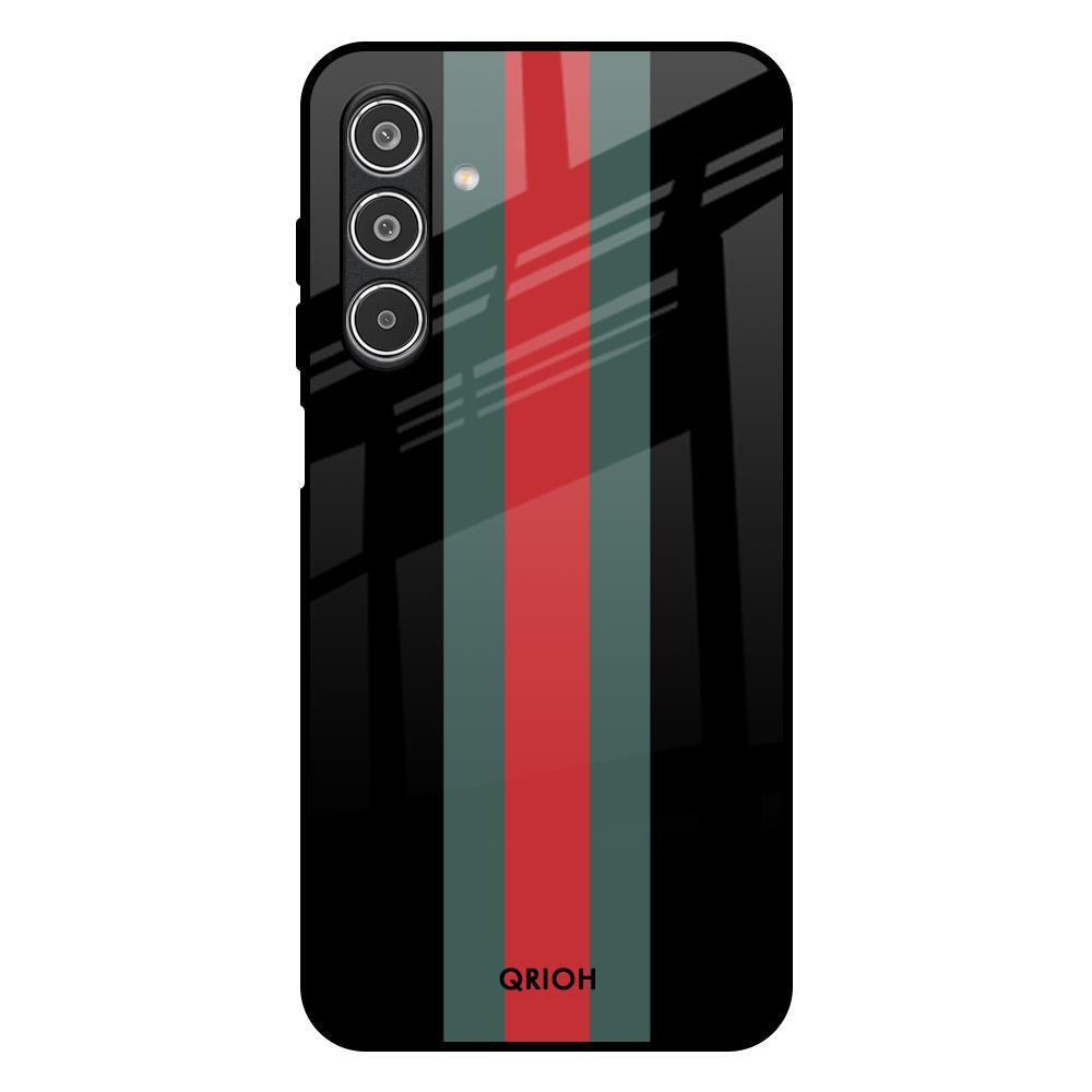 Vertical Stripes Samsung Galaxy M17 5G Glass Back Cover Online