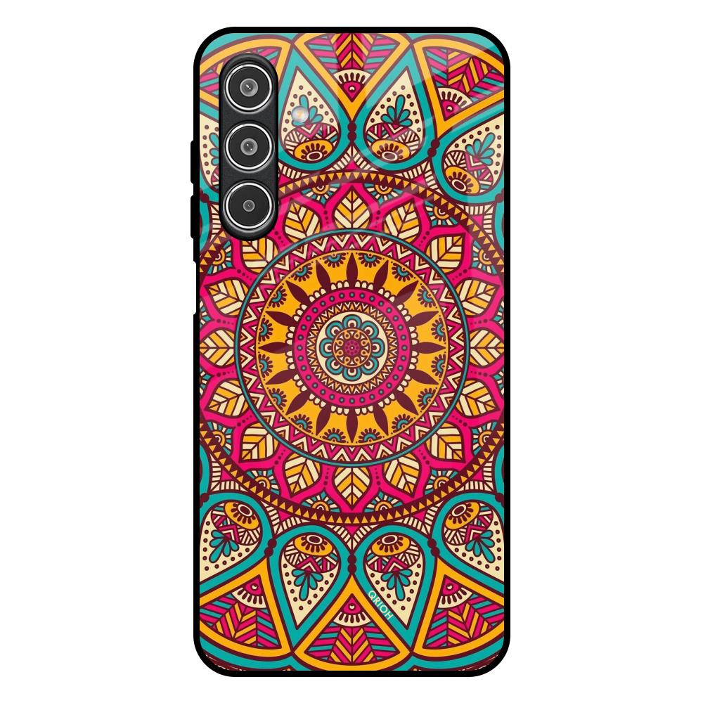 Elegant Mandala Samsung Galaxy M17 5G Glass Back Cover Online