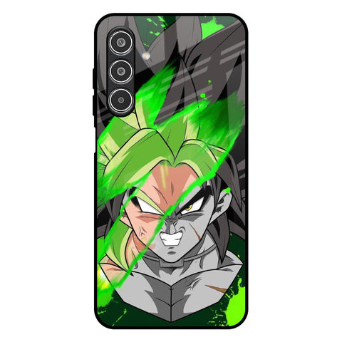 Anime Green Splash Samsung Galaxy M17 5G Glass Back Cover Online