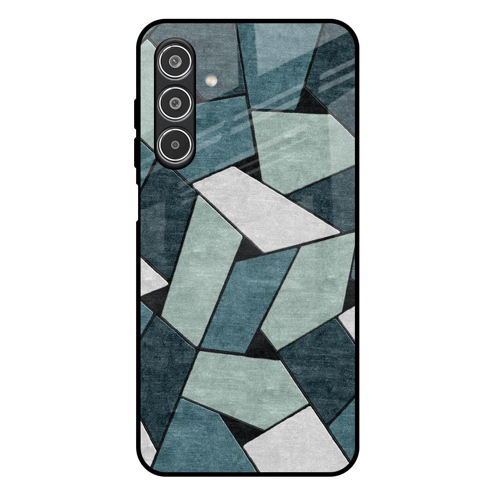 Abstact Tiles Samsung Galaxy M17 5G Glass Back Cover Online