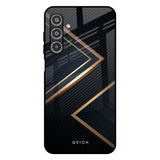 Sleek Golden & Navy Samsung Galaxy M17 5G Glass Back Cover Online
