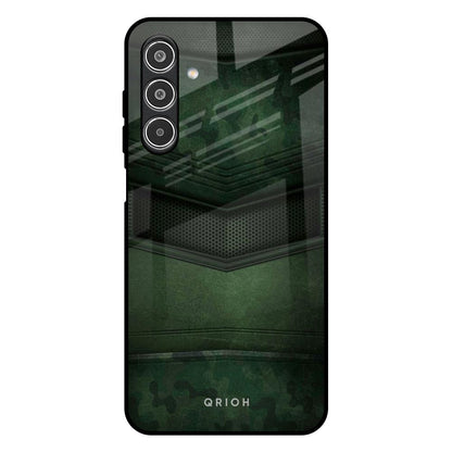 Green Leather Samsung Galaxy M17 5G Glass Back Cover Online