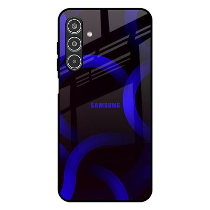 Blue Ring Light Samsung Galaxy M17 5G Glass Back Cover Online