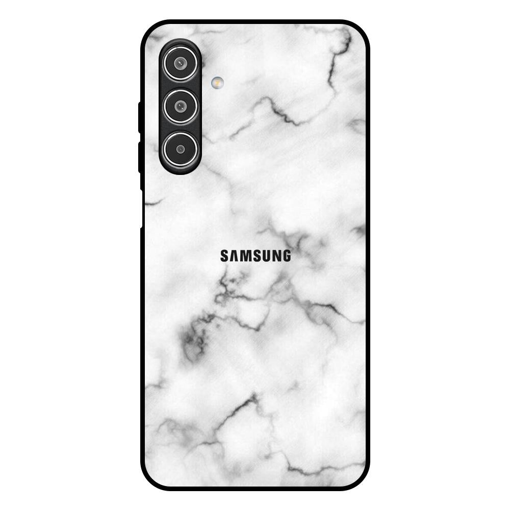 Satin White Marble Samsung Galaxy M17 5G Glass Back Cover Online