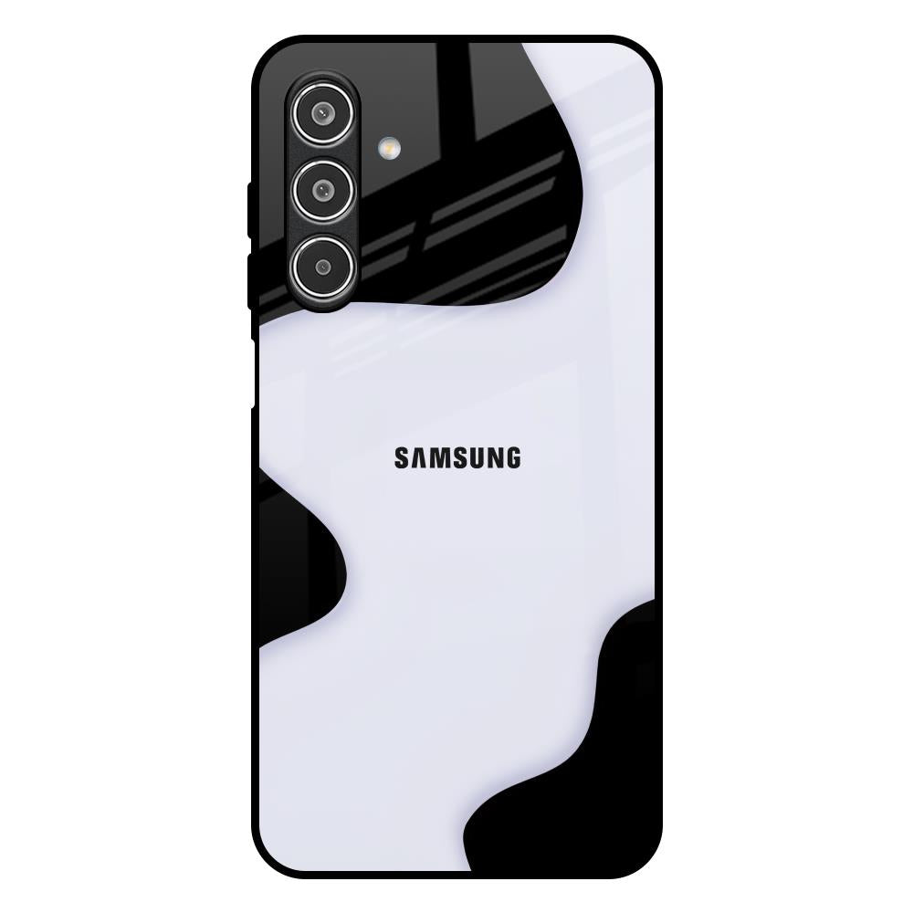 Wheat Cream Wavy Samsung Galaxy M17 5G Glass Back Cover Online
