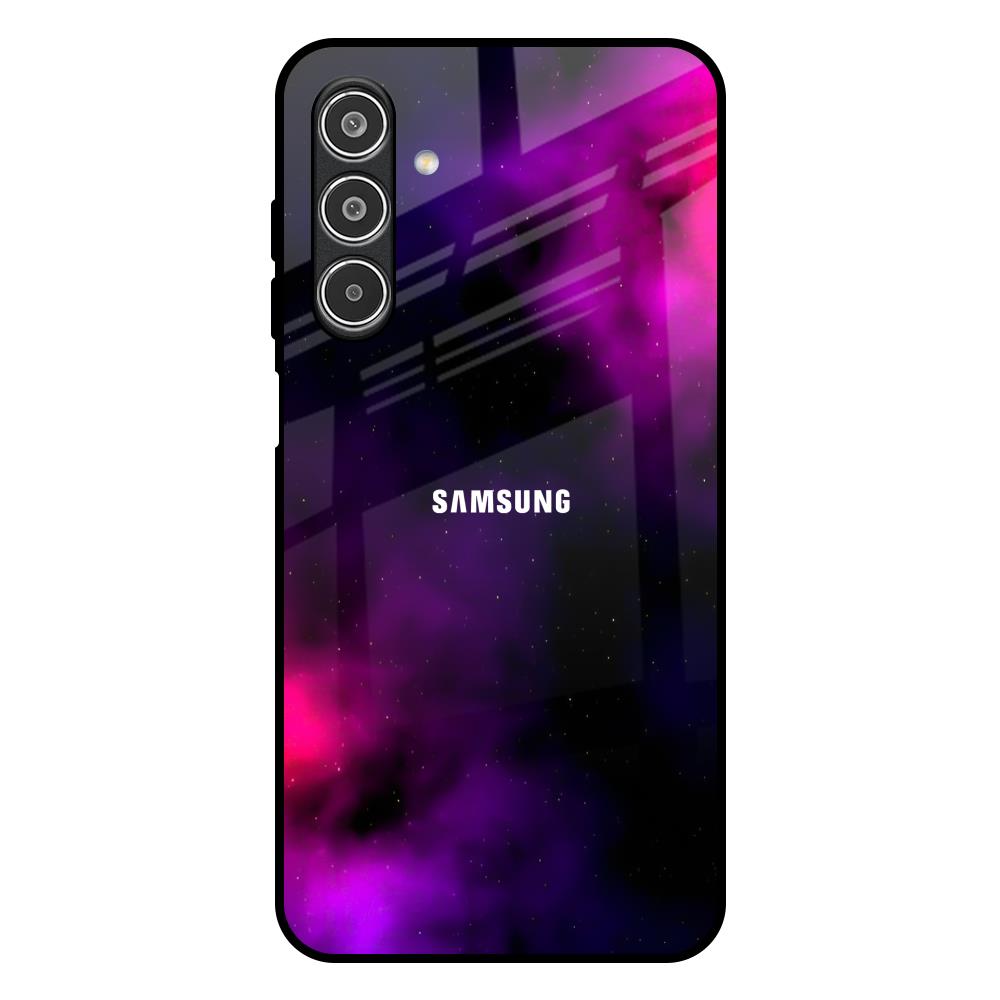 Pink Galaxy Samsung Galaxy M17 5G Glass Back Cover Online