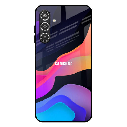 Colorful Fluid Samsung Galaxy M17 5G Glass Back Cover Online