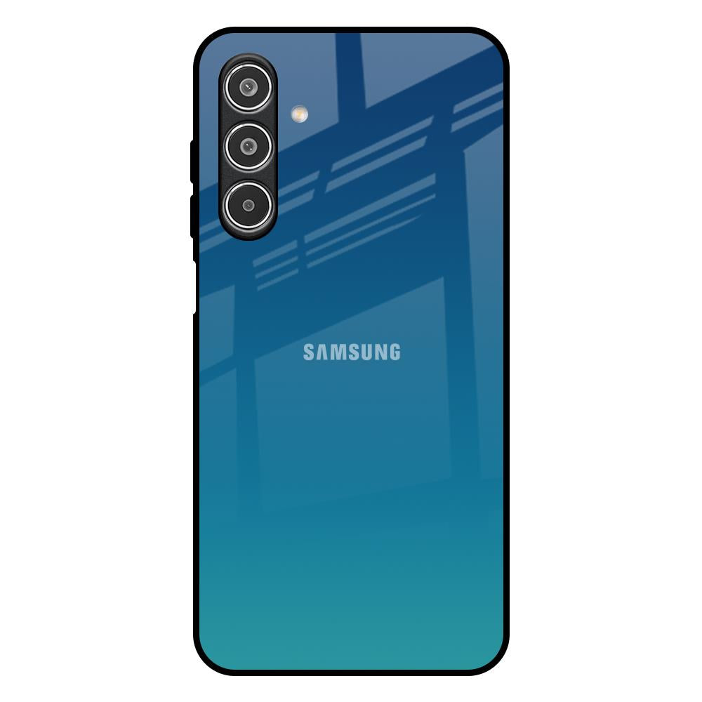 Celestial Blue Samsung Galaxy M17 5G Glass Back Cover Online