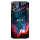 Brush Art Samsung Galaxy M17 5G Glass Back Cover Online