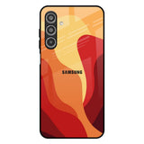 Magma Color Pattern Samsung Galaxy M17 5G Glass Back Cover Online