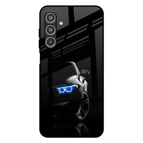Car In Dark Samsung Galaxy F17 5G Glass Back Cover Online