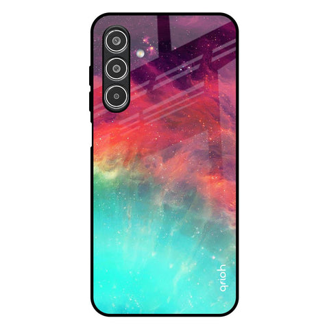 Colorful Aura Samsung Galaxy F17 5G Glass Back Cover Online