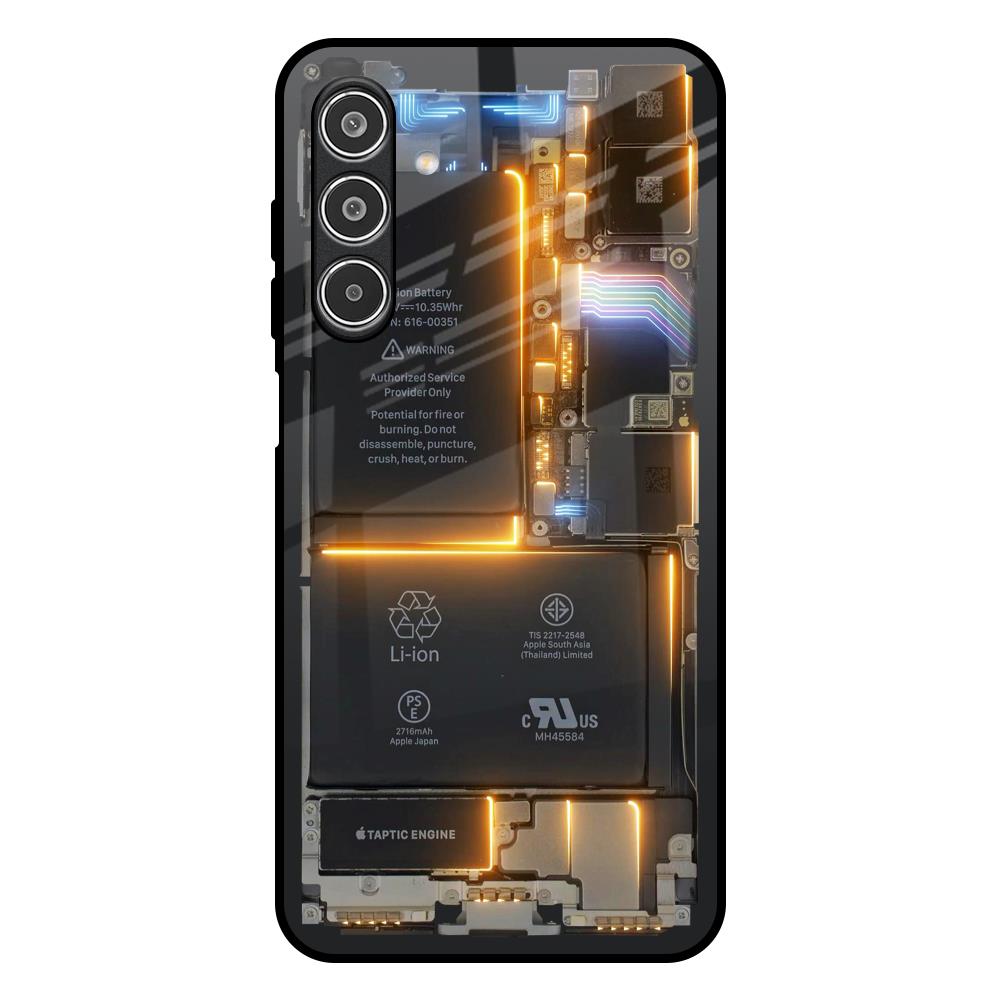 Glow Up Skeleton Samsung Galaxy F17 5G Glass Back Cover Online