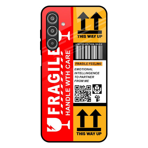 Handle With Care Samsung Galaxy F17 5G Glass Back Cover Online
