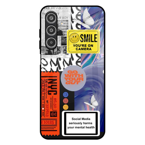 Smile for Camera Samsung Galaxy F17 5G Glass Back Cover Online