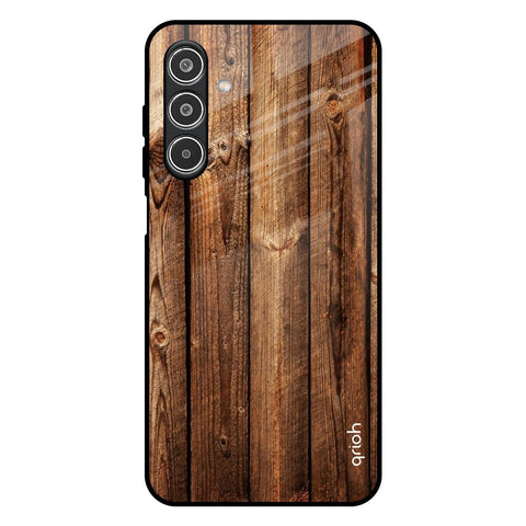 Timber Printed Samsung Galaxy F17 5G Glass Back Cover Online