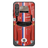 Racing Vintage Samsung Galaxy F17 5G Glass Back Cover Online