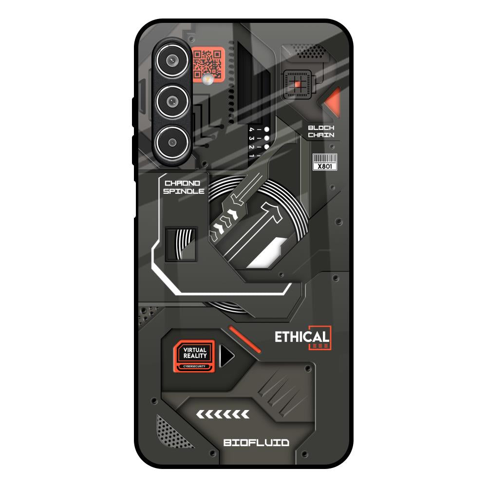 Tech Aesthetics Samsung Galaxy F17 5G Glass Back Cover Online
