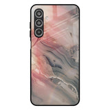Pink And Grey Marble Samsung Galaxy F17 5G Glass Back Cover Online