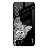 Kitten Mandala Samsung Galaxy F17 5G Glass Back Cover Online