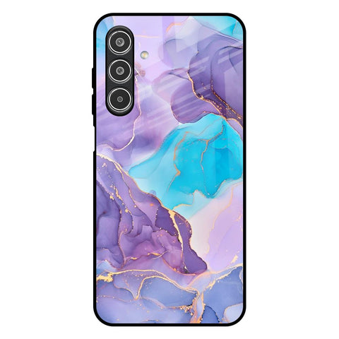 Alcohol ink Marble Samsung Galaxy F17 5G Glass Back Cover Online