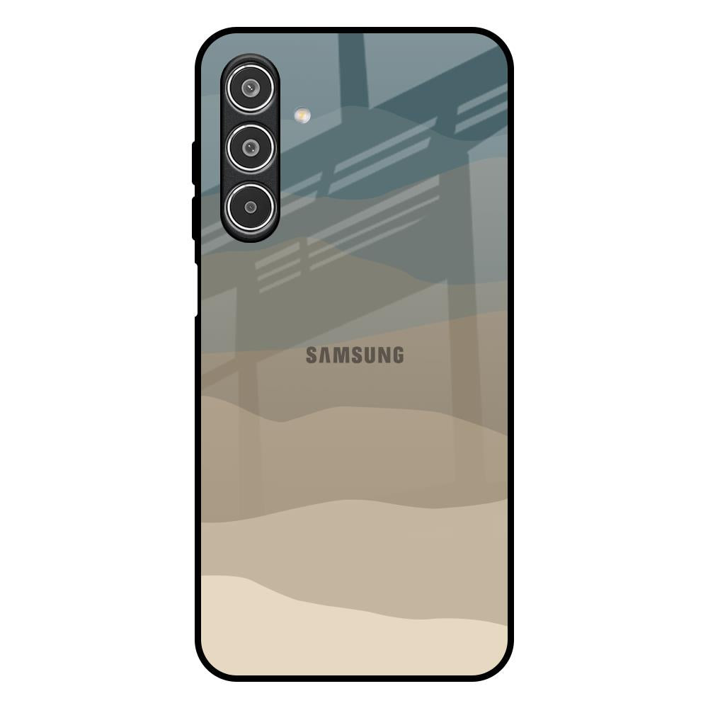 Abstract Mountain Pattern Samsung Galaxy F17 5G Glass Back Cover Online