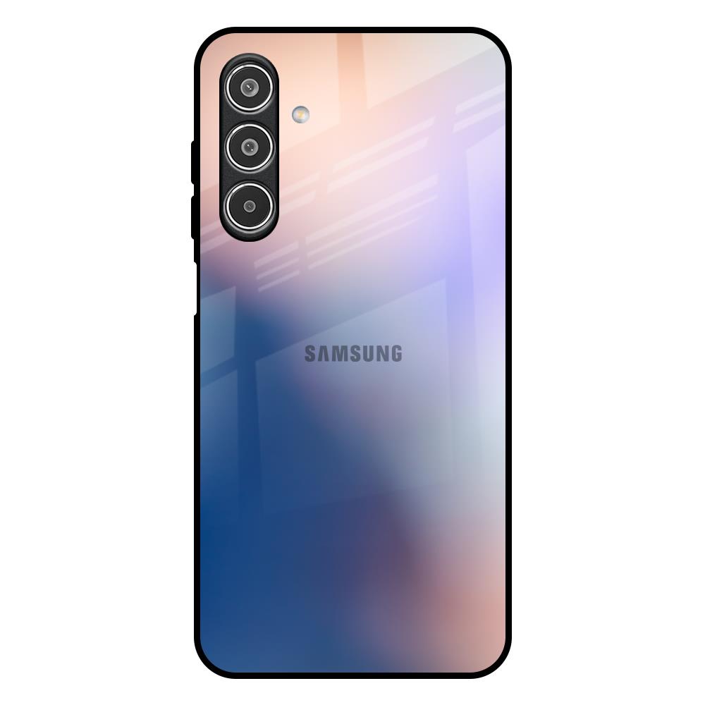 Blue Mauve Gradient Samsung Galaxy F17 5G Glass Back Cover Online