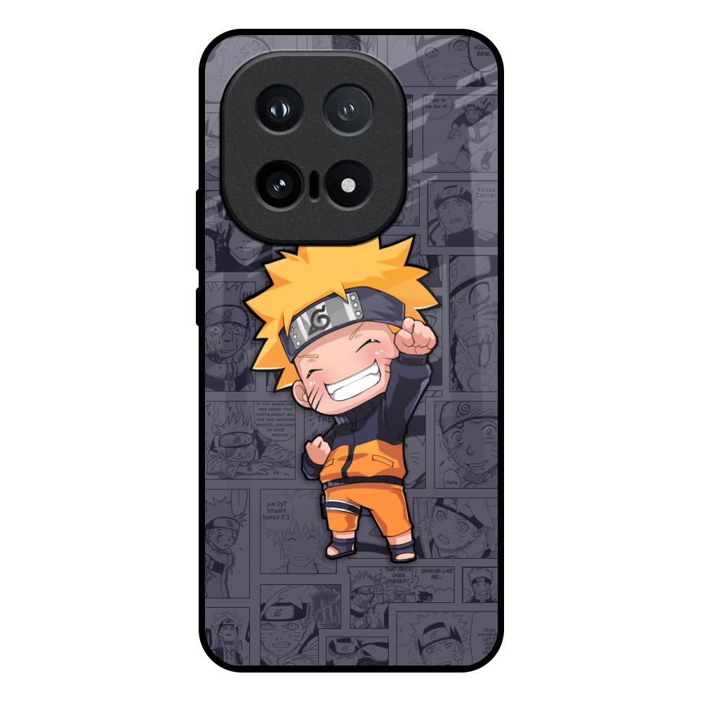 Orange Chubby IQOO 15 5G Glass Back Cover Online