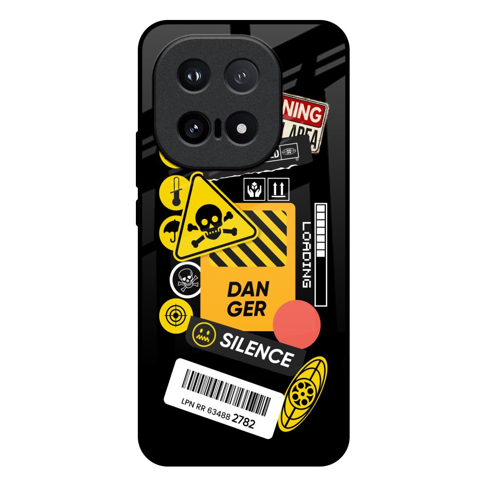 Danger Signs IQOO 15 5G Glass Back Cover Online