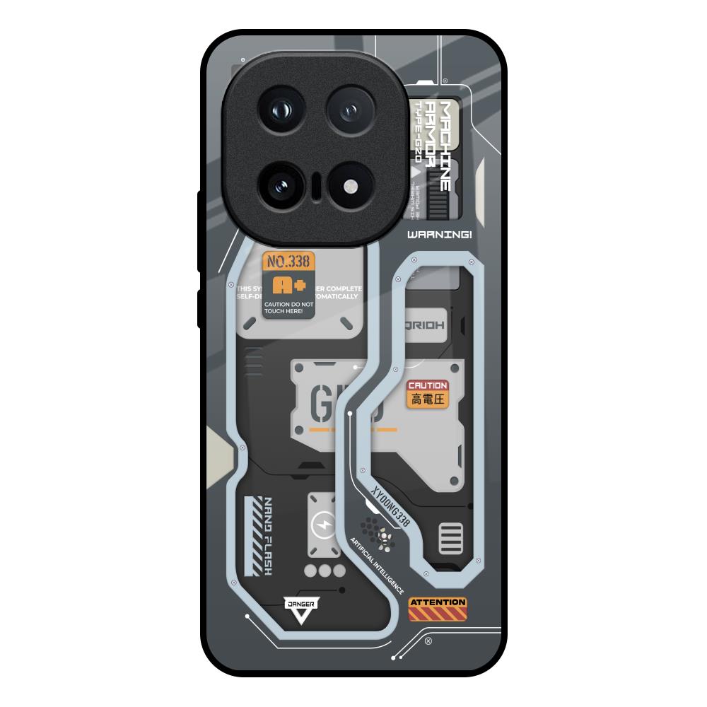 Retro Futuristic IQOO 15 5G Glass Back Cover Online