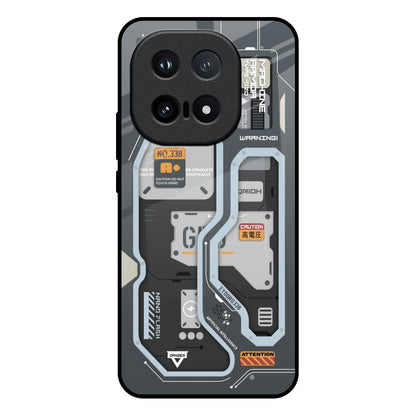 Retro Futuristic IQOO 15 5G Glass Back Cover Online
