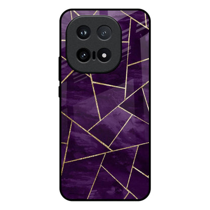 Geometric Purple IQOO 15 5G Glass Back Cover Online